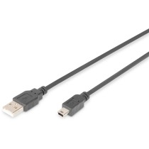 Digitus USB 2.0 A to Mini-B Cable - Black - (USB 2.0, 1 m) — Buy in Cyprus with Fast Delivery