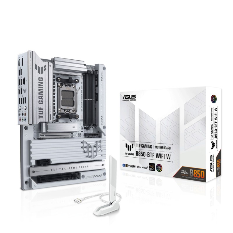Buy ASUS TUF B850 BTF WIFI W - AM5 ATX DDR5 Motherboard, White, Up to 256GB, 3x ... in Cyprus, Nicosia, Limassol, Larnaka, Pafos