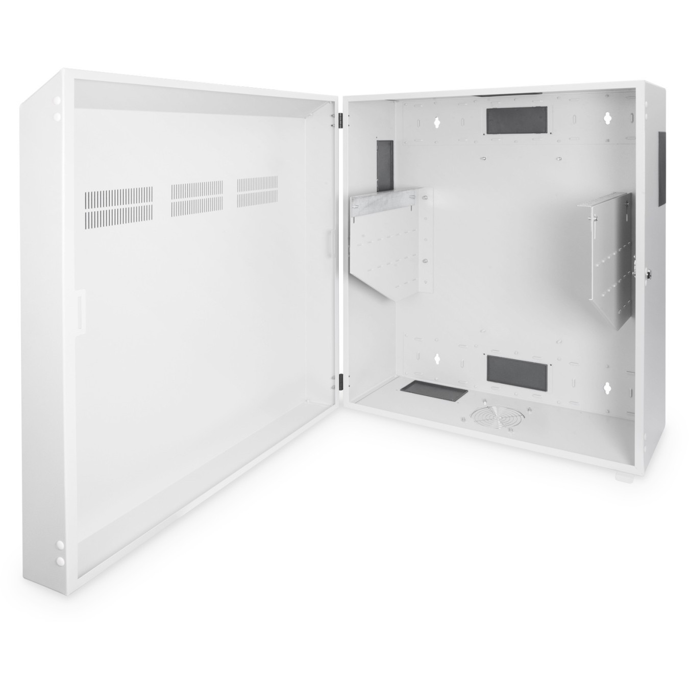 DIGITUS Slim Wall-Mount Cabinet 800x640x309mm - 6U Vertical - Grey — Buy in Cyprus with Fast Delivery