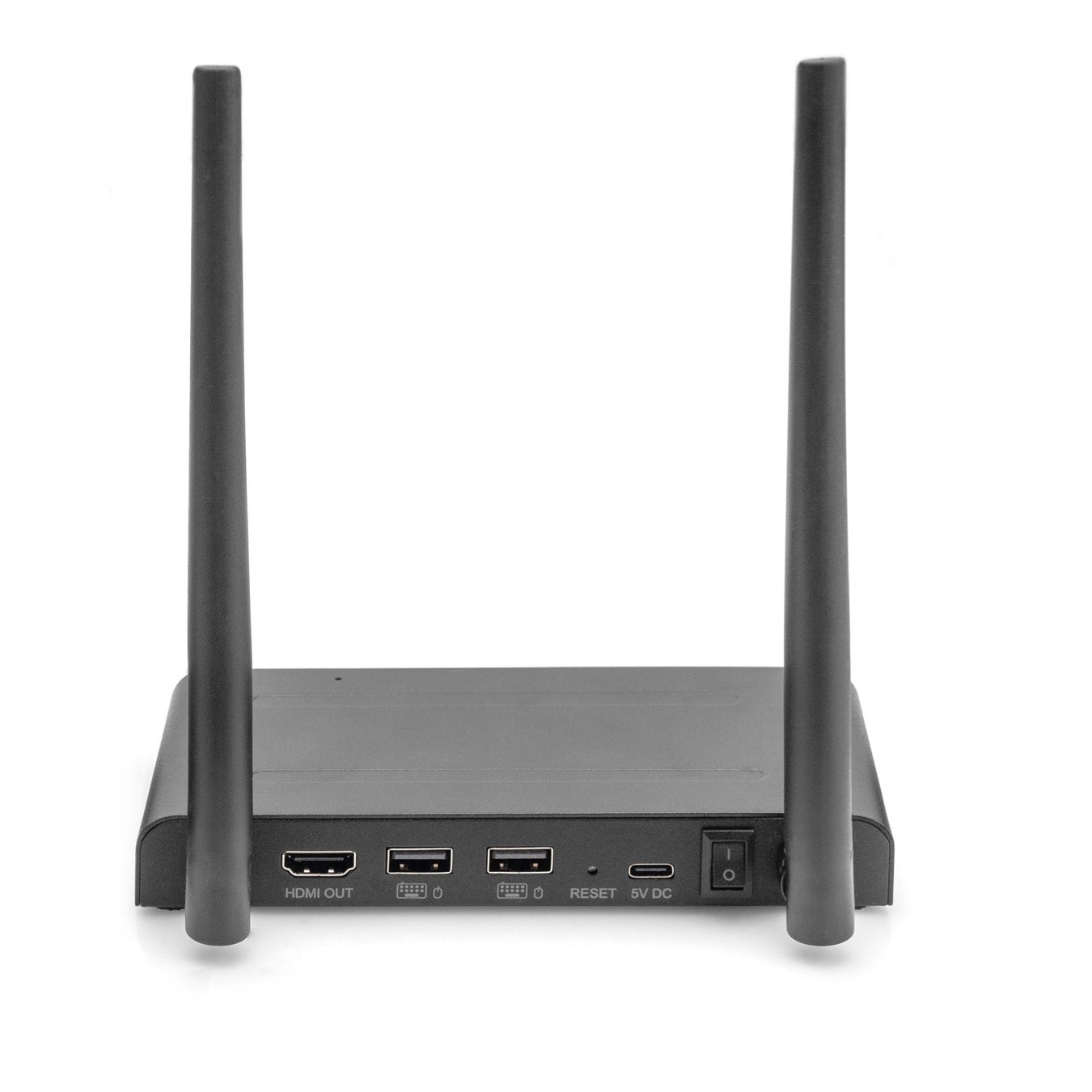 DIGITUS Wireless HDMI Receiver - DS-55328 - Black, 4K@30Hz, 1x HDMI Output, Wireless & Wired, HDMI 2.0