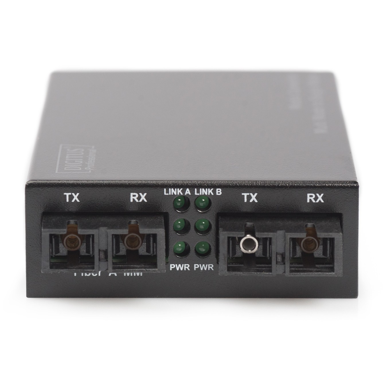 DIGITUS Gigabit Fiber Media Converter - SC-SC, 1000Base-SX - Multimode/Singlemode - Black — Buy in Cyprus with Fast Delivery