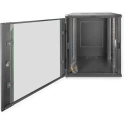 Buy Digitus Dynamic 16HE Wall-Mounted Cabinet - Dynamic 16HE - 785x600x600 mm Black in Cyprus, Nicosia, Limassol, Larnaka, Pafos
