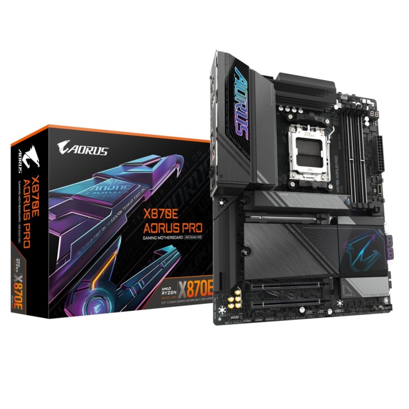 Buy Gigabyte GA-X870E AORUS PRO - AM5 ATX Motherboard, AMD X870E, DDR5 256GB, PC... in Cyprus, Nicosia, Limassol, Larnaka, Pafos