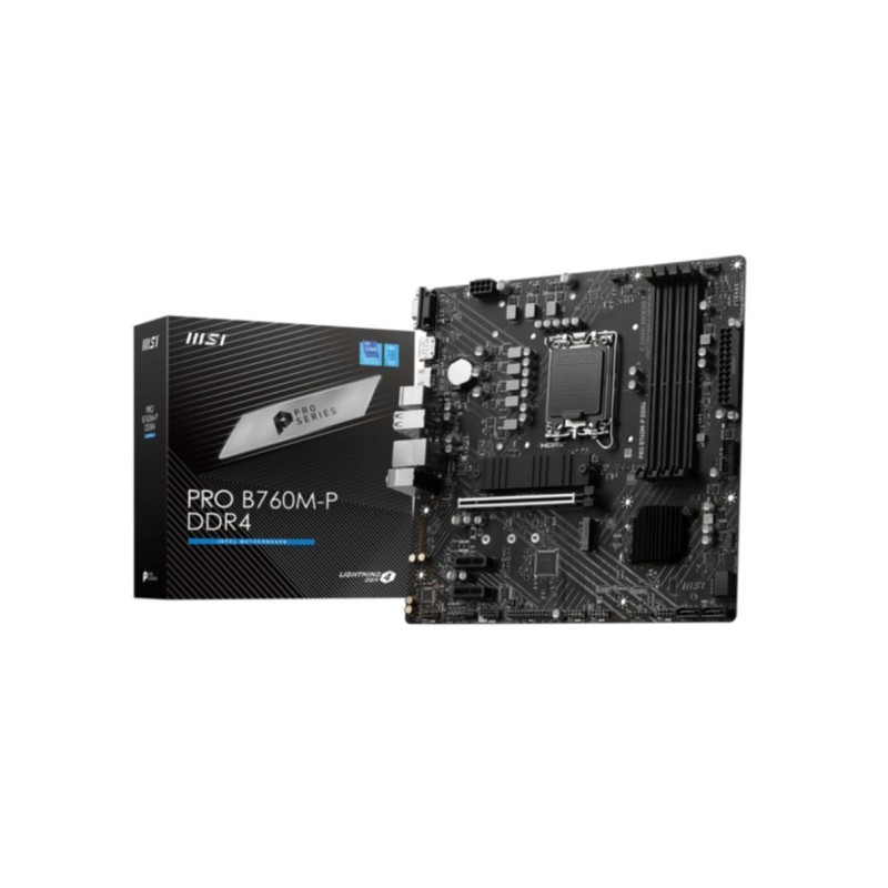 MSI PRO B760M-P DDR4 LGA1700 Micro-ATX Intel B760 Motherboard (Boxed) — Buy in Cyprus with Fast Delivery