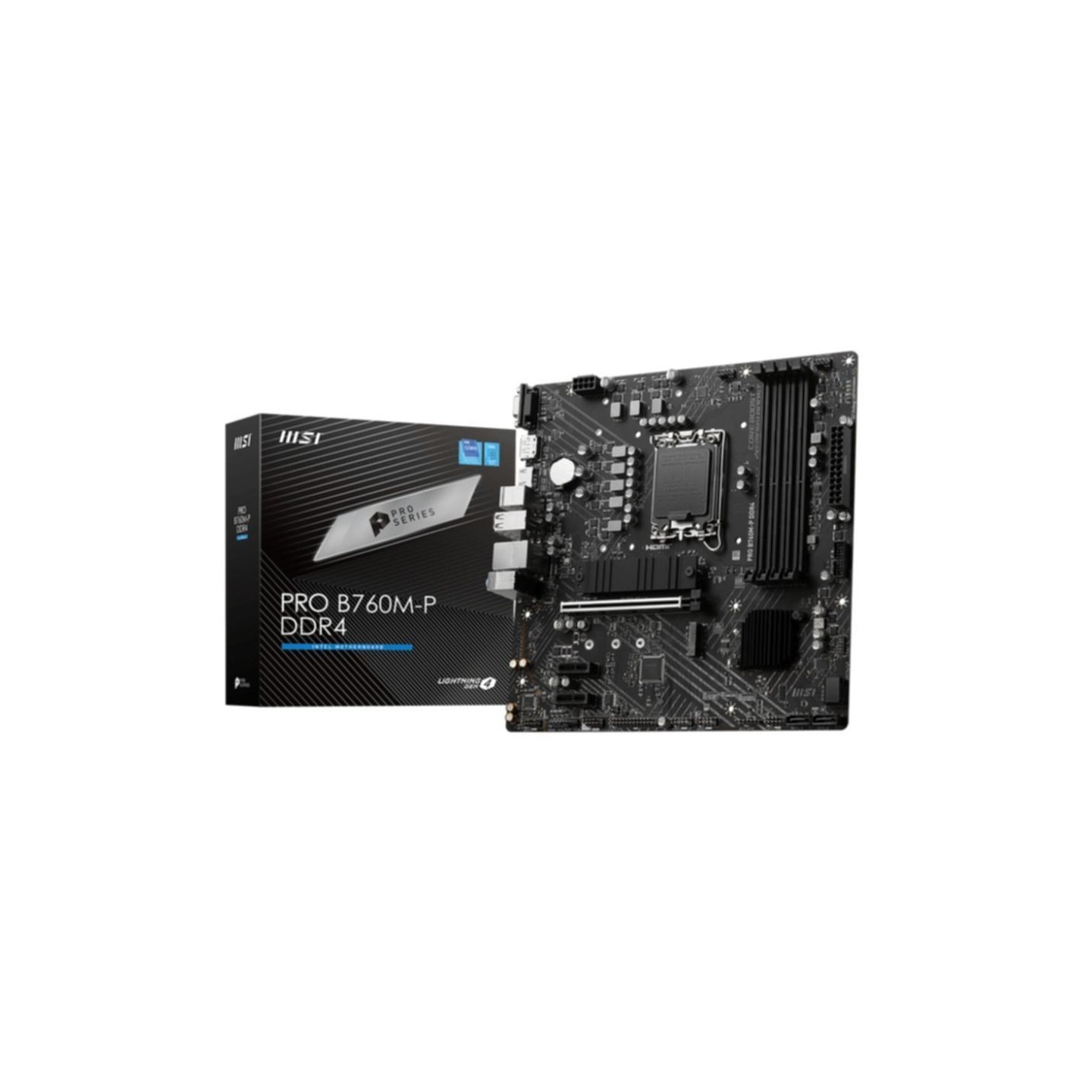 MSI PRO B760M-P DDR4 LGA1700 Micro-ATX Intel B760 Motherboard (Boxed) — Buy in Cyprus with Fast Delivery