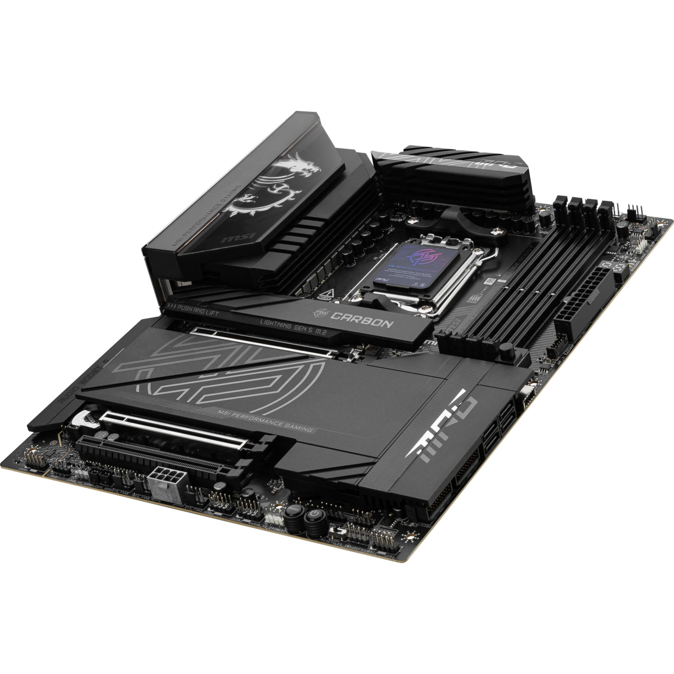 MSI MPG X870E Carbon WiFi – AM5 ATX Motherboard DDR5 256GB 4x M.2 | Armenius Store
