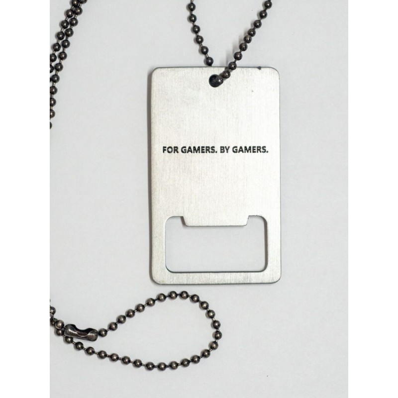 Buy Razer Bottle Opener - Stainless Steel Dog Tag with Chain - Gamer Gift in Cyprus, Nicosia, Limassol, Larnaka, Pafos