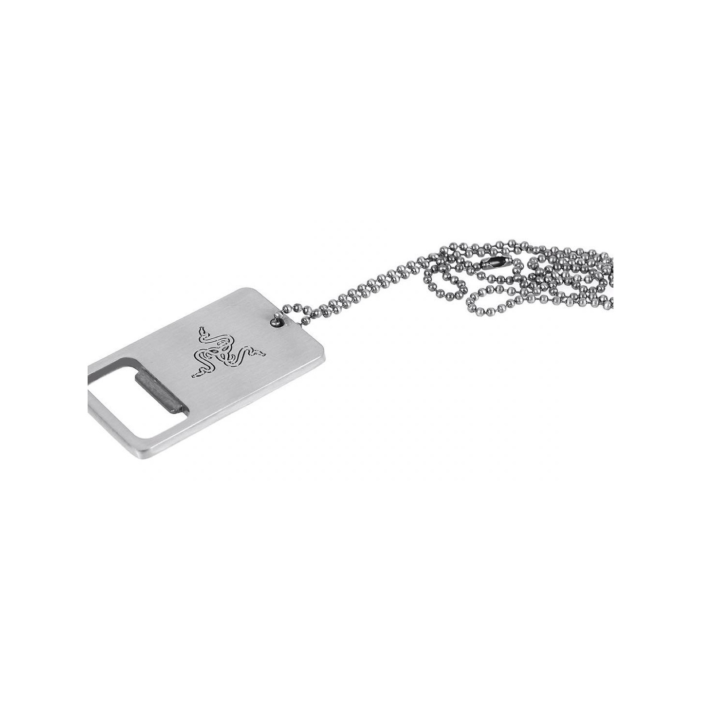 Razer Bottle Opener - Stainless Steel Dog Tag with Chain - Gamer Gift — Buy in Cyprus with Fast Delivery