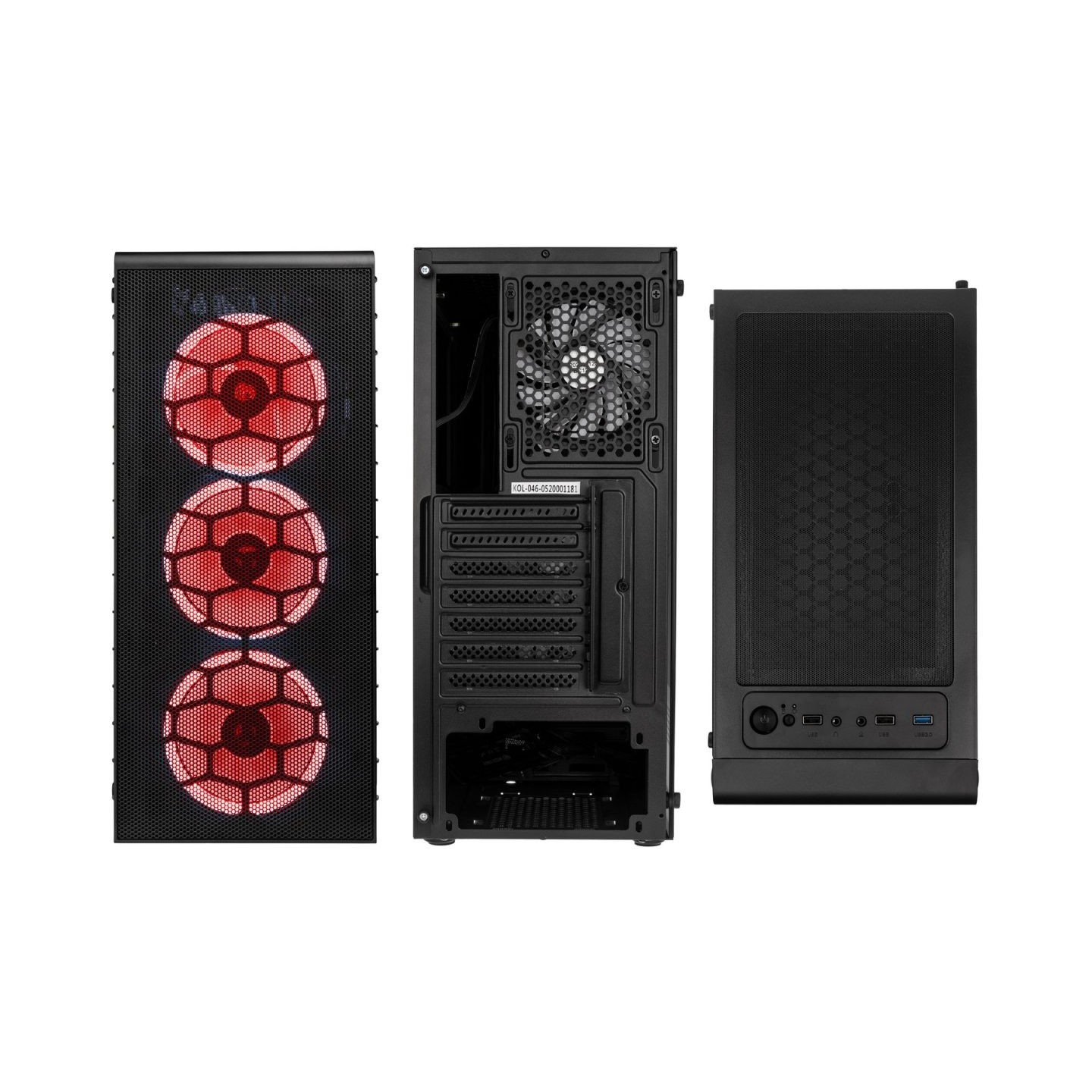 Kolink Observatory Lite Mesh ARGB Mid-Tower - Tempered Glass - Black (Boxed) — Buy in Cyprus with Fast Delivery