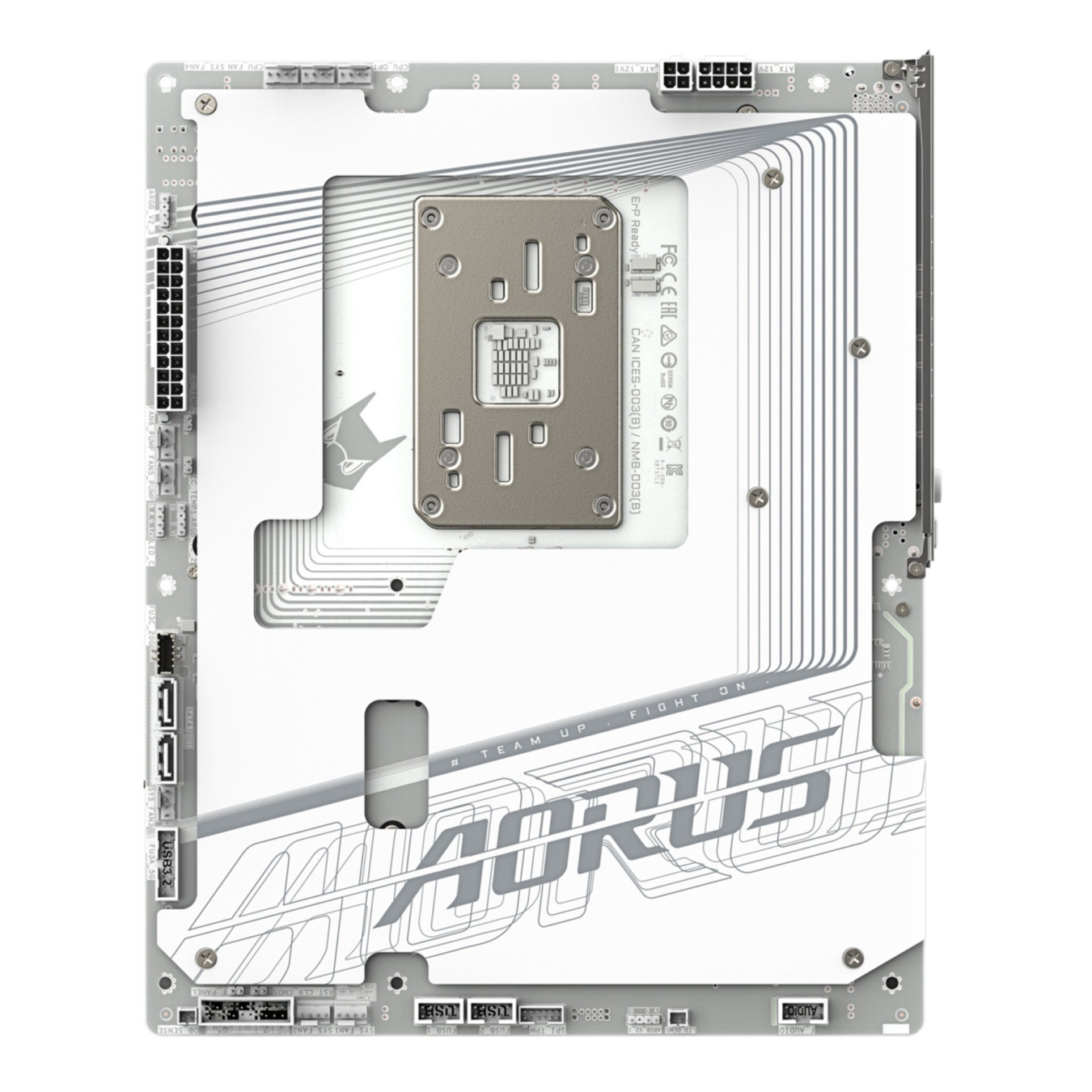 GIGABYTE GA-X870 A STEALTH ICE - AM5 ATX Motherboard - DDR5, 4x DIMM, 256GB Max, Ryzen 7000/8000/9000
