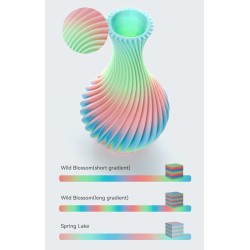 Buy Creality Hyper PLA Rainbow Spring Lake Filament - Rainbow, 1.75mm, 1kg (PLA) in Cyprus, Nicosia, Limassol, Larnaka, Pafos
