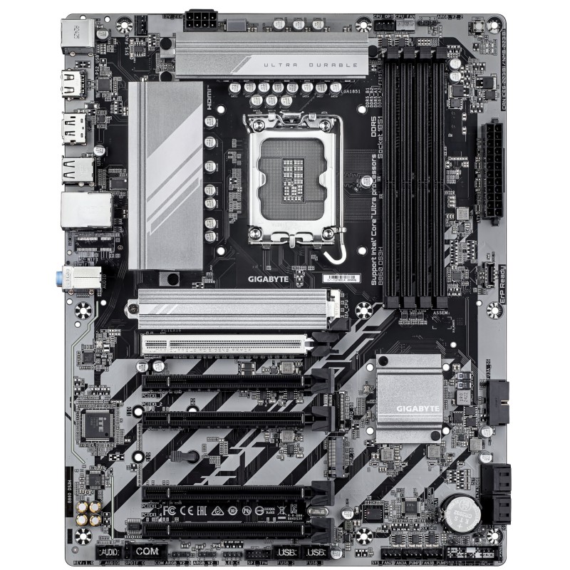 Buy GIGABYTE GA-B860 DS3H - ATX Motherboard | LGA 1851 Socket, DDR5 up to 256GB,... in Cyprus, Nicosia, Limassol, Larnaka, Pafos