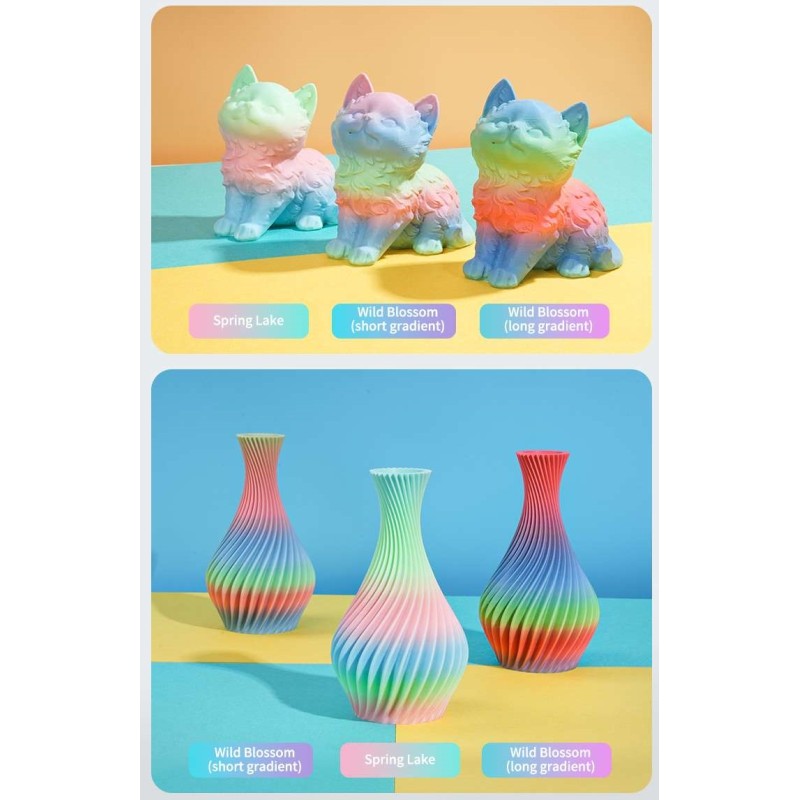 Buy Creality Hyper PLA Rainbow Spring Lake Filament - Rainbow, 1.75mm, 1kg (PLA) in Cyprus, Nicosia, Limassol, Larnaka, Pafos