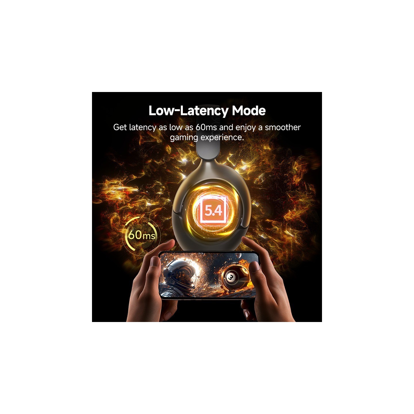 QCY H3 PRO Headset - H3 PRO - Over-Ear Wireless ANC BT Hi-Res 40mm, White — Buy in Cyprus with Fast Delivery