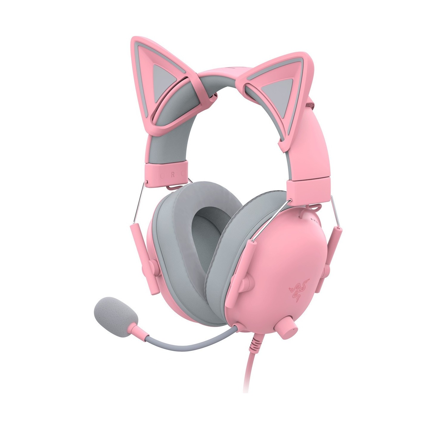 Razer Kitty Ears - V2 - Quartz Pink, Clip-on Headset Ears, Universal Fit — Buy in Cyprus with Fast Delivery