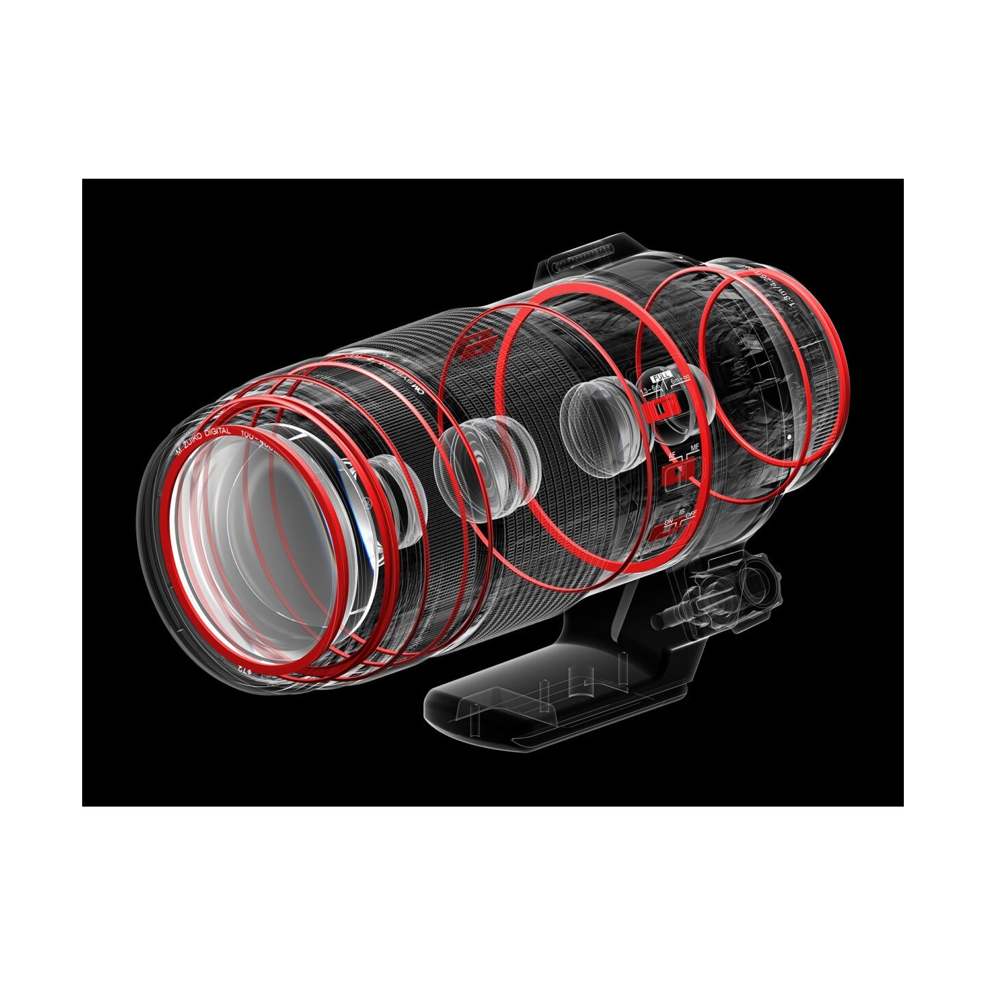 Olympus M.Zuiko Digital ED 100-400mm F5.0-6.3 IS II Lens - EZ-M1040 - Black — Buy in Cyprus with Fast Delivery