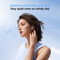 Buy QCY AilyBuds E20 White - E20 - Hybrid ANC, TWS, 13mm Driver, IPX4, BT5.4, 35h in Cyprus, Nicosia, Limassol, Larnaka, Pafos