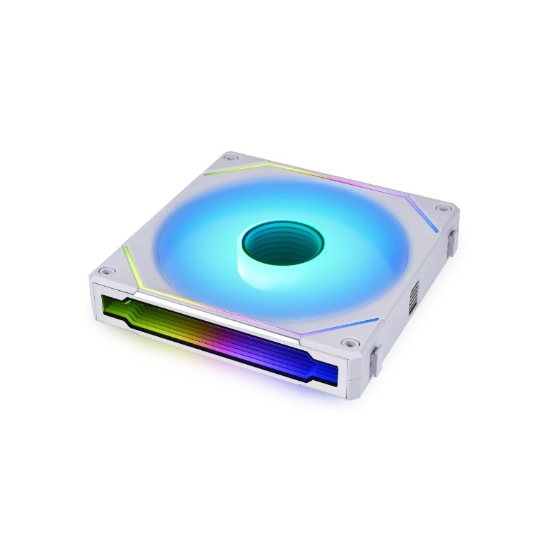 Lian Li UNI FAN SL-INF Wireless 3-Pack White ARGB PWM 120mm Fans w/ Controller (Boxed) — Buy in Cyprus with Fast Delivery