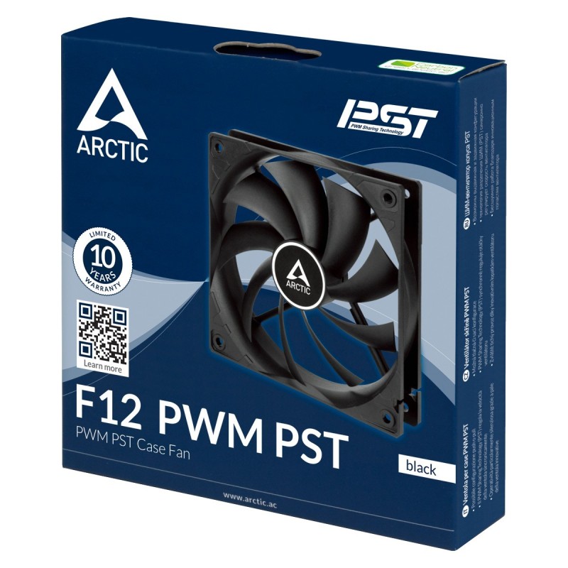 Buy Arctic F12 PWM PST Case Fan - F12 PWM PST - 120 mm, PWM control, PST cable in Cyprus, Nicosia, Limassol, Larnaka, Pafos
