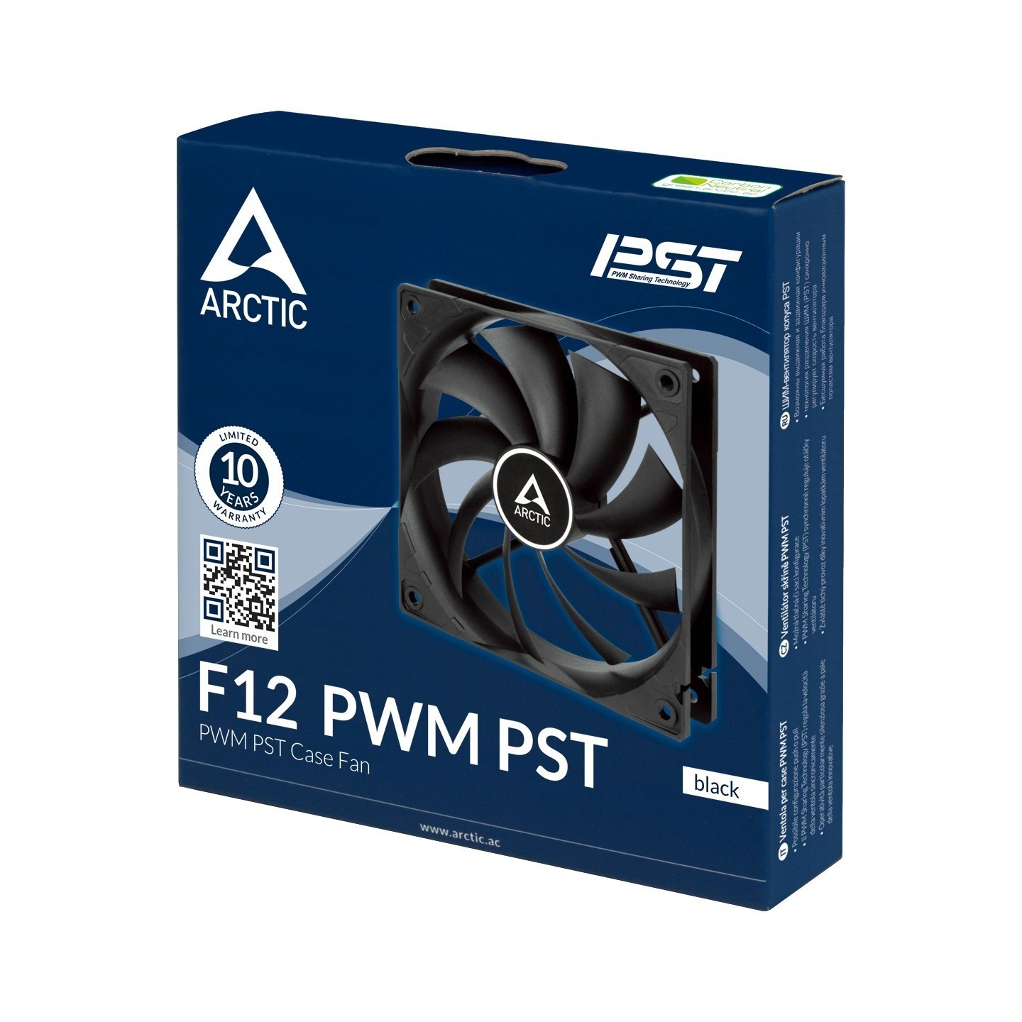 Arctic F12 PWM PST 120mm Case Fan - 230-1350 RPM PWM PST (Boxed) — Buy in Cyprus with Fast Delivery