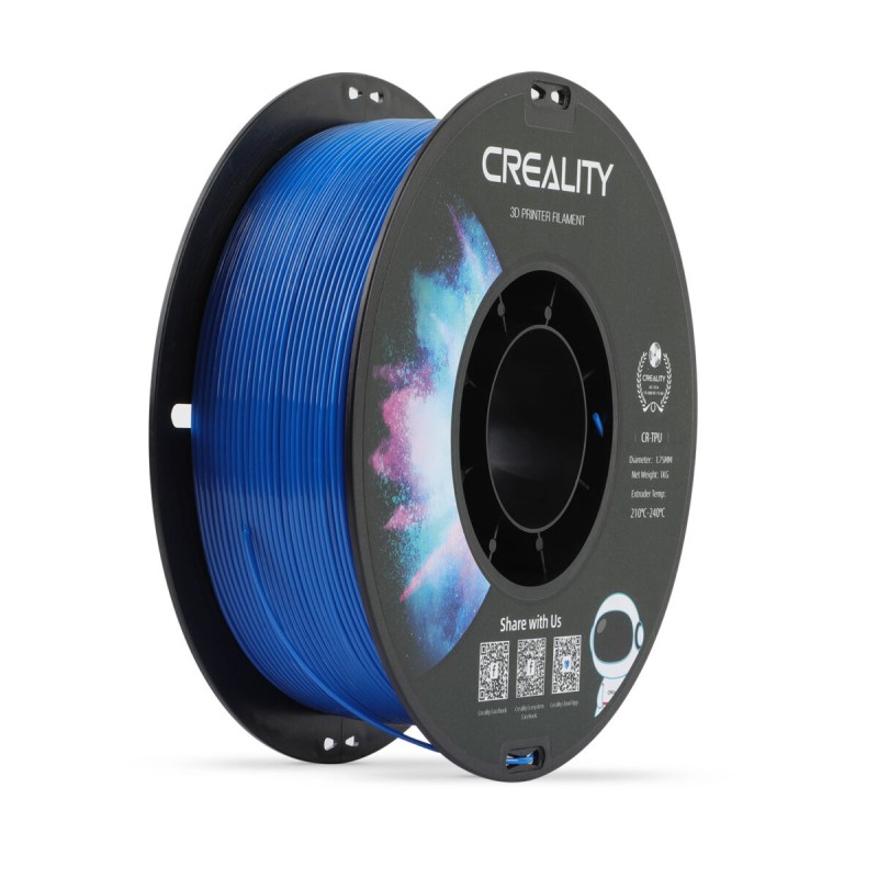 Creality CR-TPU Blue Filament - 3301040039 - Blue, 1.75mm, 1kg, Shore 95A — Buy in Cyprus with Fast Delivery