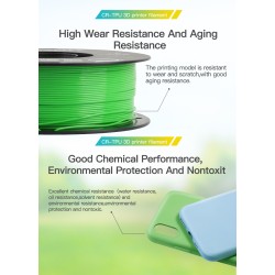 Creality CR-TPU Blue Filament - 3301040039 - Blue, 1.75mm, 1kg, Shore 95A — Buy in Cyprus with Fast Delivery