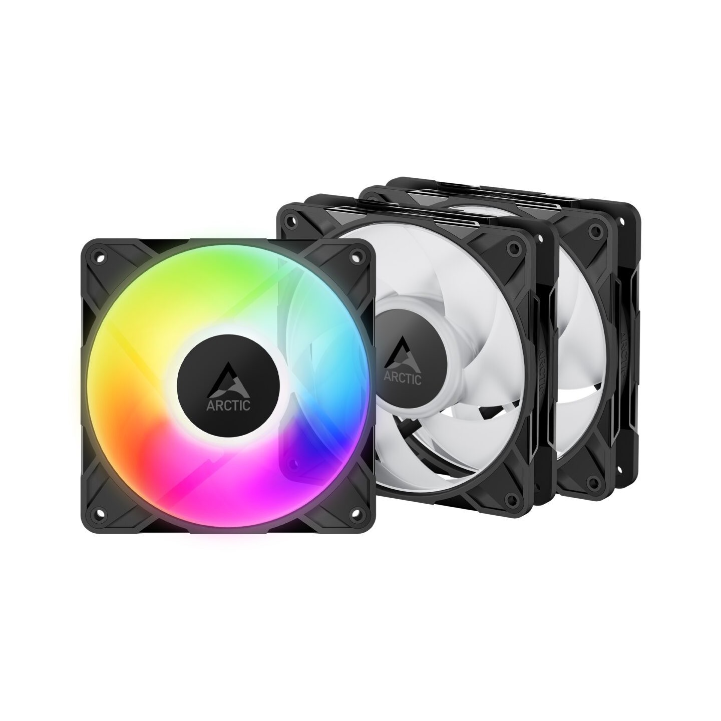 Arctic P12 Pro A-RGB - 3x120mm PWM ARGB Case Fans, 3000 RPM (Boxed) — Buy in Cyprus with Fast Delivery