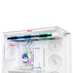 Lian Li HydroShift II LCD-C 360CL White - 360mm AIO LCD 2.1in UNI FAN CL (Boxed) — Buy in Cyprus with Fast Delivery