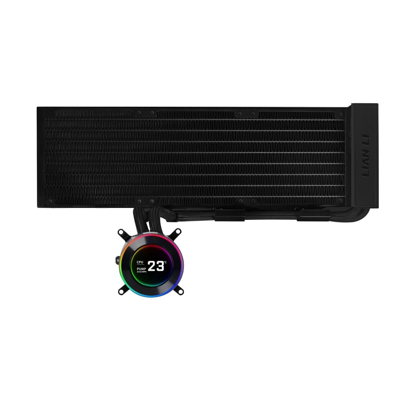 Lian Li HydroShift II LCD-C 360 - Fanless 360mm AIO CPU Cooler - Black (Boxed) — Buy in Cyprus with Fast Delivery