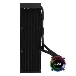 Lian Li HydroShift II LCD-C 360 - Fanless 360mm AIO CPU Cooler - Black (Boxed) — Buy in Cyprus with Fast Delivery