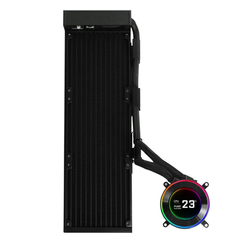 Lian Li HydroShift II LCD-C 360 - Fanless 360mm AIO CPU Cooler - Black (Boxed) — Buy in Cyprus with Fast Delivery