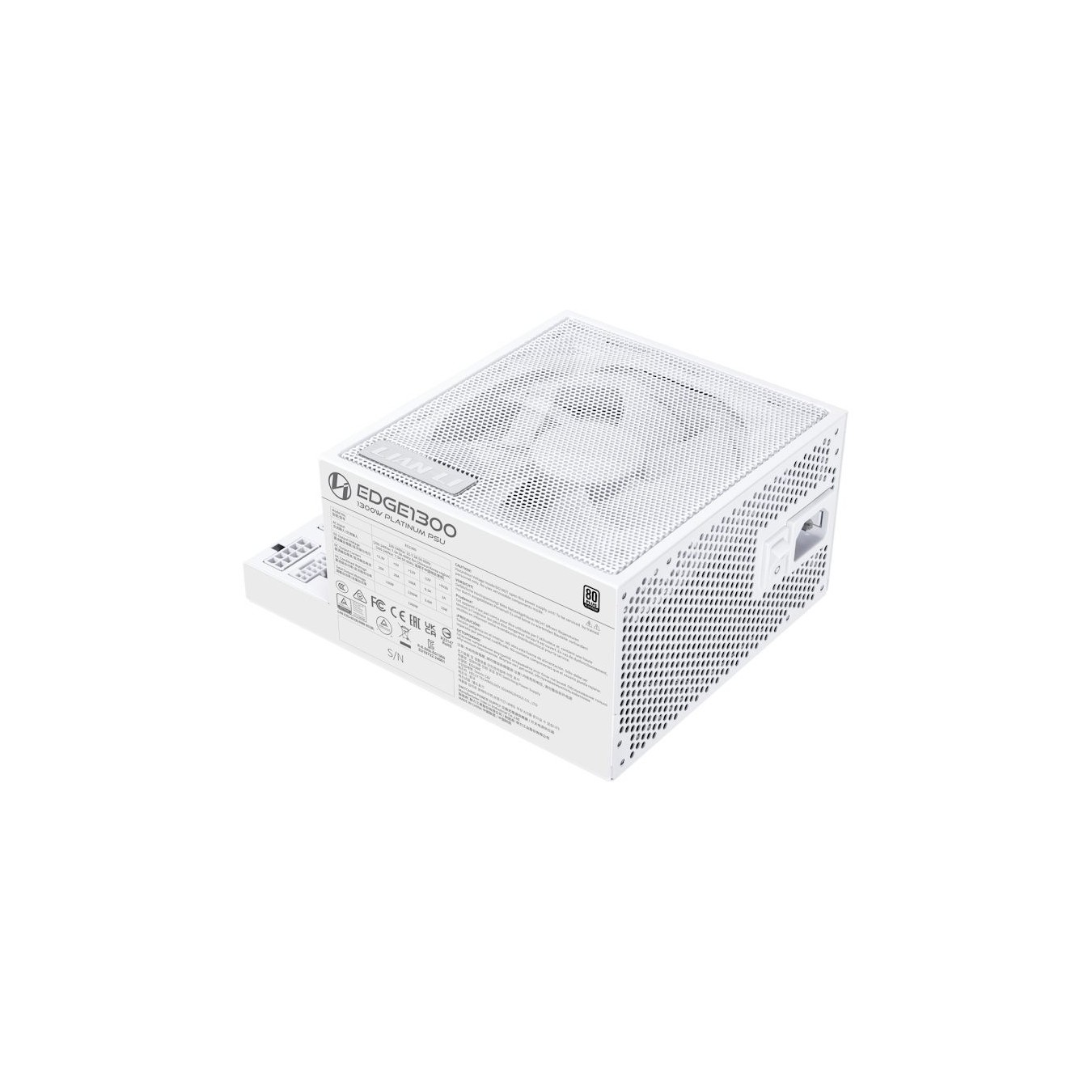 Lian Li Edge 850W – White ATX PSU 80+ Platinum | Armenius Store