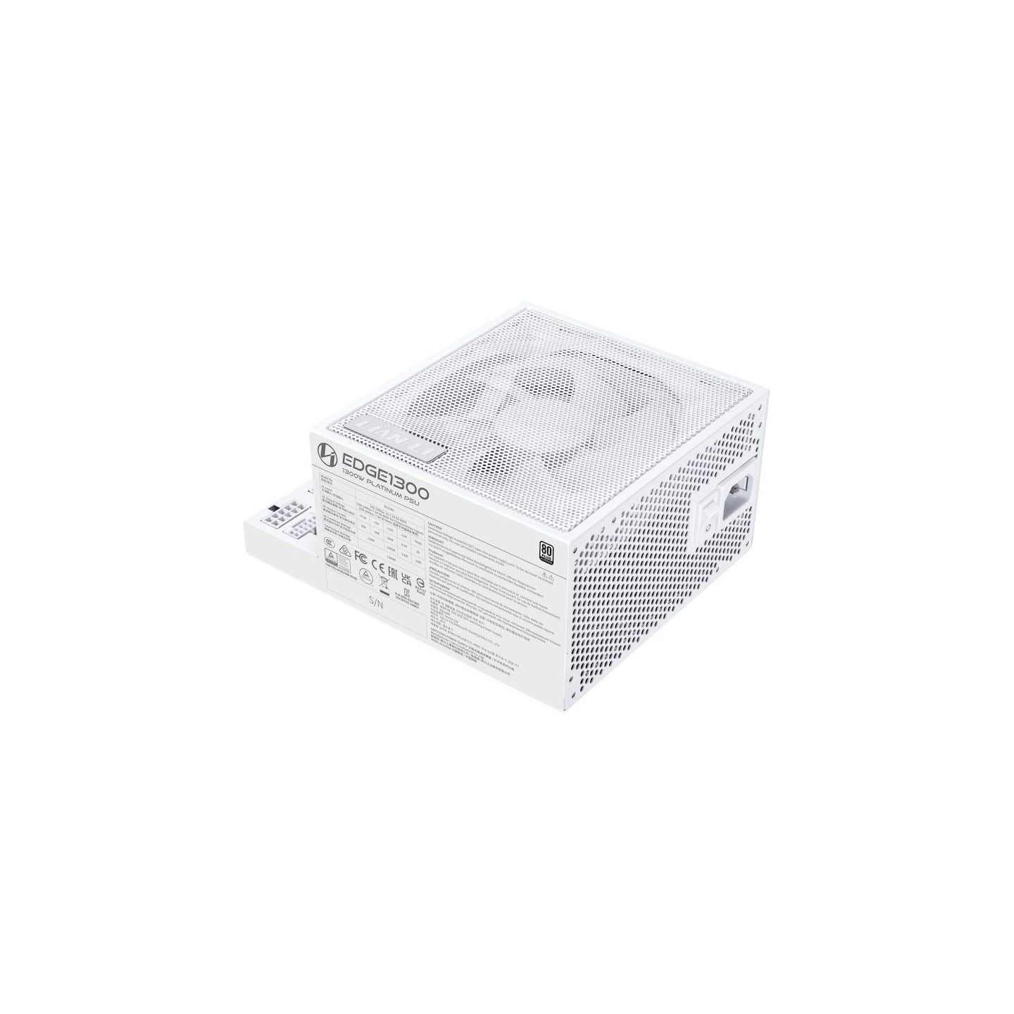 Lian Li Edge 850W White ATX PSU - 80+ Platinum - Fully Modular — Buy in Cyprus with Fast Delivery