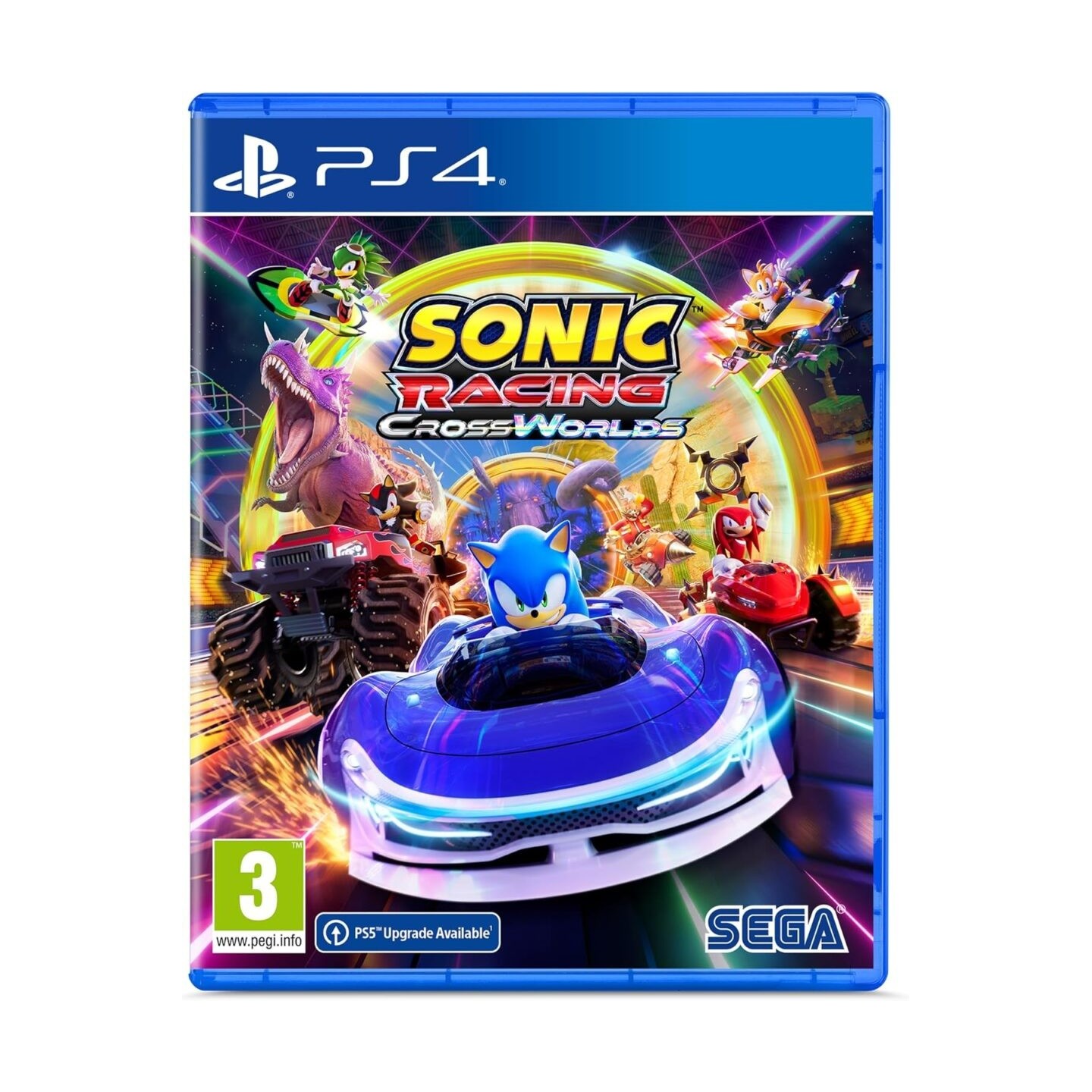 Sonic Racing: CrossWorlds - PS4 Disc Game - Multi-Dimensional Racing Adventure — Buy in Cyprus with Fast Delivery
