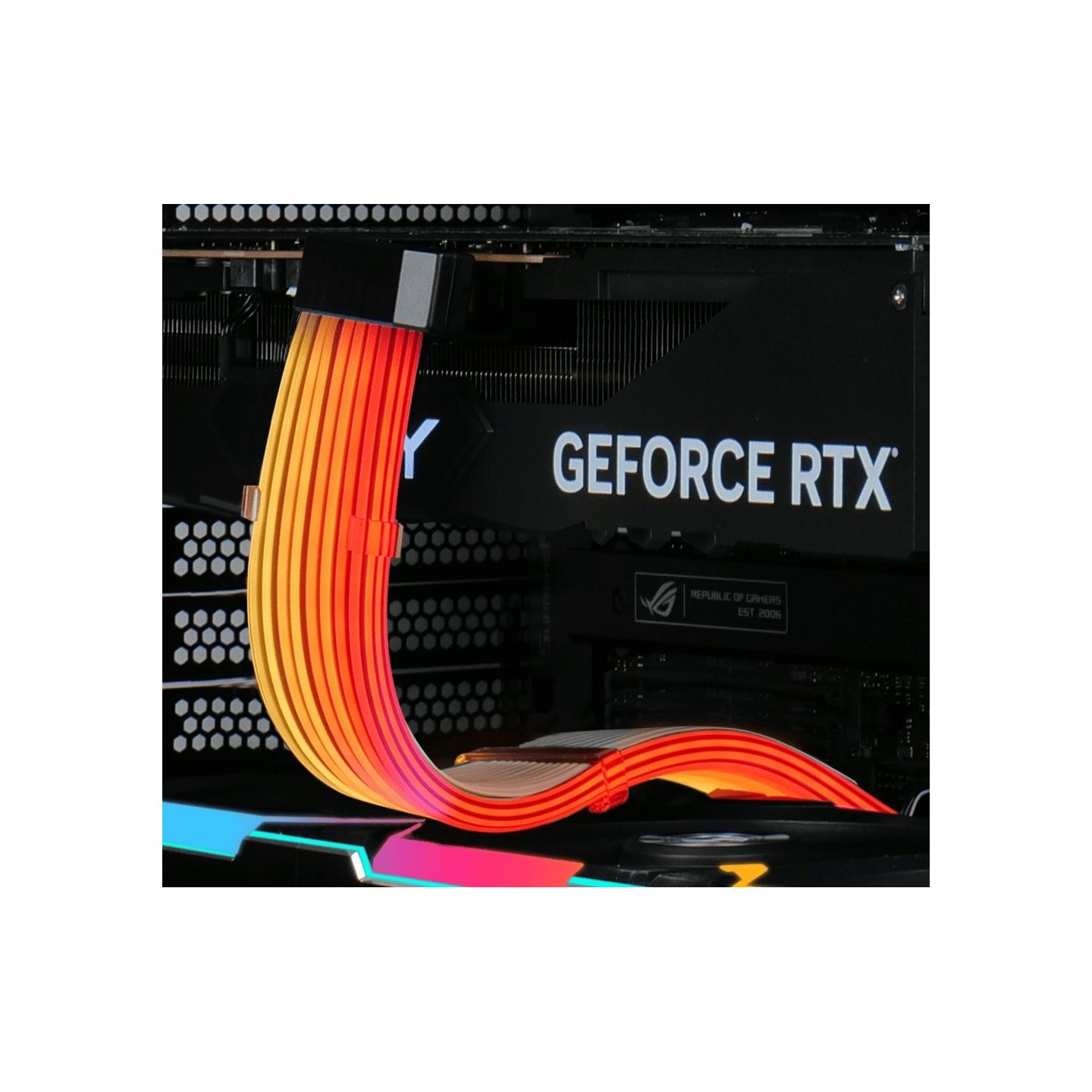 LIAN LI STRIMER Wireless for GPU 12+4-Pin Narrow - PW16-81W - 2.4GHz Wireless Control, No Controller