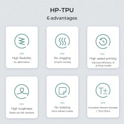 Buy Creality HP-TPU White Filament - 3301040031 - Color White, Diameter 1.75mm, ... in Cyprus, Nicosia, Limassol, Larnaka, Pafos