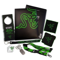 Buy Razer LEET PACK - v3 - Coasters, Lanyard, Pins, Stickers, Tattoos & Metal Do... in Cyprus, Nicosia, Limassol, Larnaka, Pafos