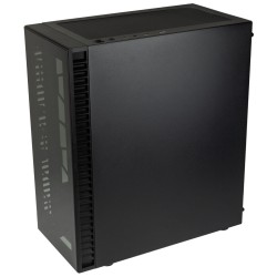 Buy Kolink Observatory HF Glass Midi Tower Case - Mid Tower (Black, No Fans) in Cyprus, Nicosia, Limassol, Larnaka, Pafos