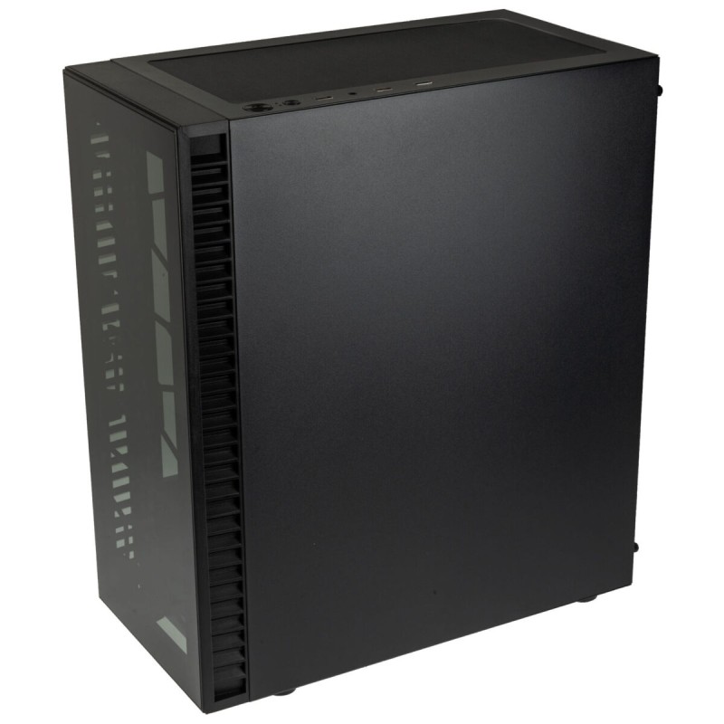 Buy Kolink Observatory HF Glass Midi Tower Case - Mid Tower (Black, No Fans) in Cyprus, Nicosia, Limassol, Larnaka, Pafos