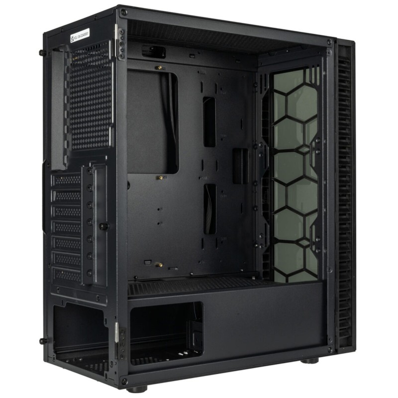 Buy Kolink Observatory HF Glass Midi Tower Case - Mid Tower (Black, No Fans) in Cyprus, Nicosia, Limassol, Larnaka, Pafos