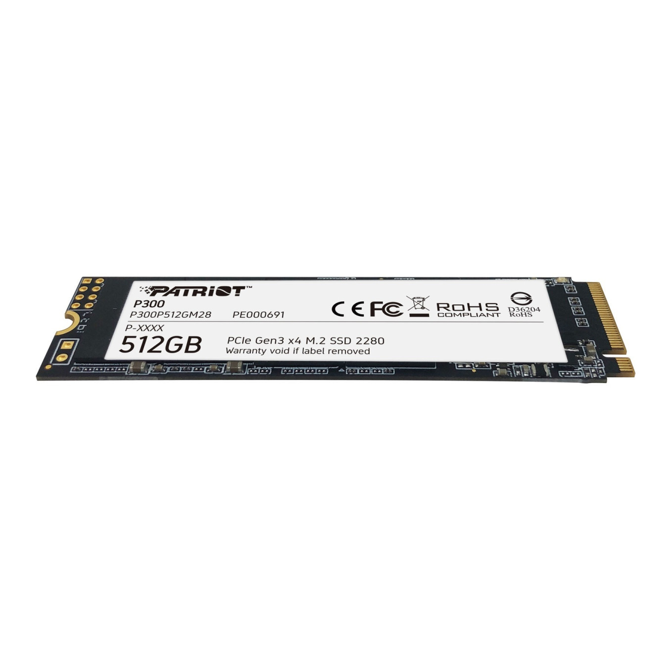 Patriot P300 NVMe SSD - P300P512GM28 - 512GB M.2 2280 PCIe 3.0 x4 (NVMe 1.3) — Buy in Cyprus with Fast Delivery