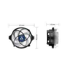 Buy Arctic Alpine 23 - 23 - 95W CPU Cooler for AM4 Socket in Cyprus, Nicosia, Limassol, Larnaka, Pafos