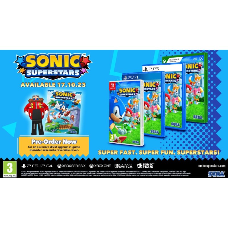 Buy Sonic Superstars Switch - Nintendo Switch - High-speed 2D/3D Sonic action in Cyprus, Nicosia, Limassol, Larnaka, Pafos