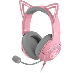Razer Kraken Kitty V2 Quartz RGB USB 7.1 Gaming Headset w/ Kitty Ears - PC PS5 Switch (Boxed)