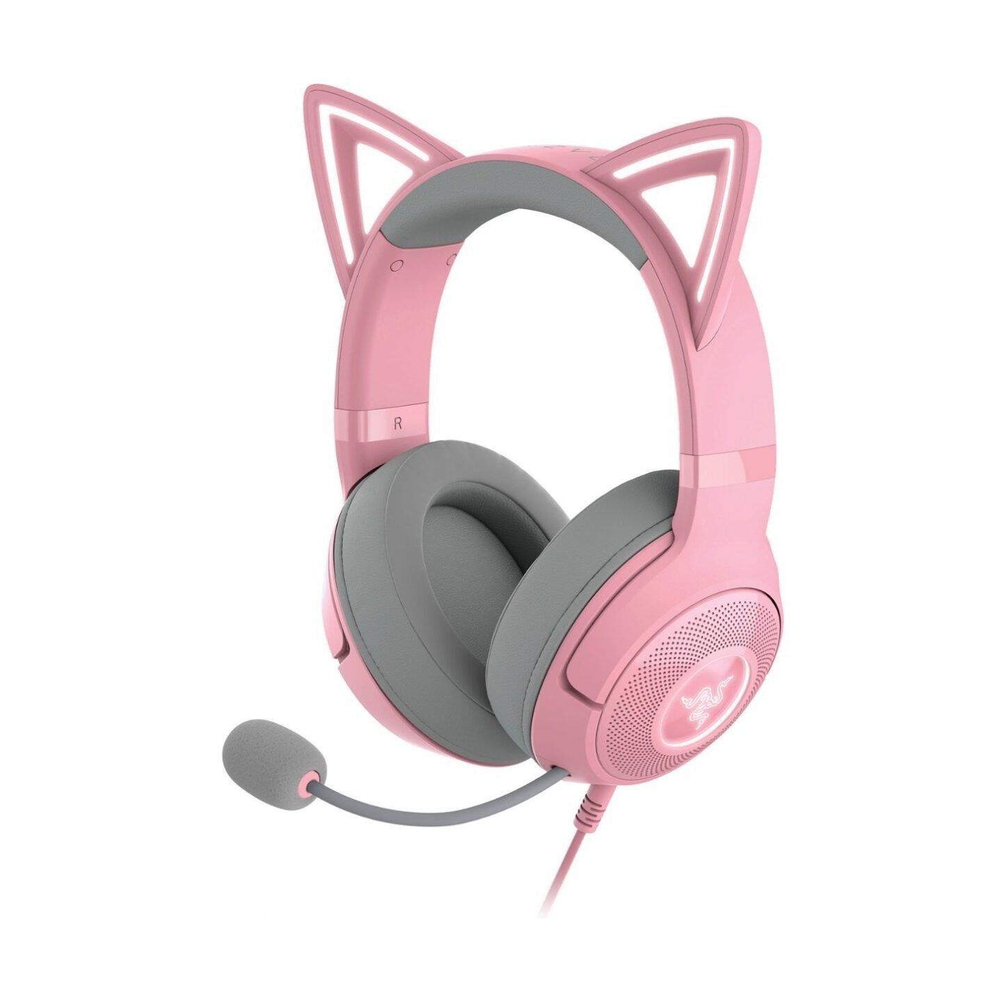 Razer Kraken Kitty V2 Quartz RGB USB 7.1 Gaming Headset w/ Kitty Ears - PC PS5 Switch (Boxed)