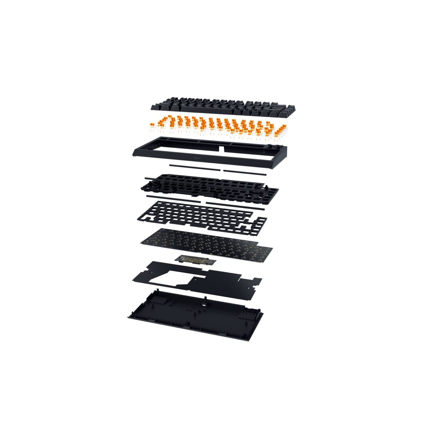 Razer BlackWidow V4 75% - Orange Tactile Switches, Per-Key RGB, Wired (Boxed) — Buy in Cyprus with Fast Delivery