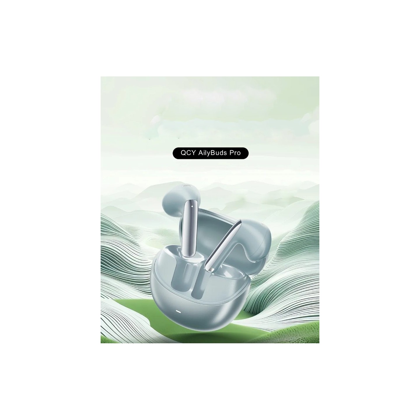 QCY AilyBuds Pro Semi-Ear ANC TWS Green LDAC Ultra HD Multi-point - AilyBuds Pro - Green — Buy in Cyprus with Fast Delivery