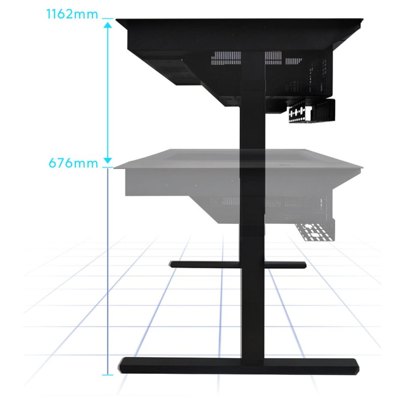 Buy Lian Li DK07X Motorised Standing Desk Station - DK07X - E-ATX-x2 PC Desk for... in Cyprus, Nicosia, Limassol, Larnaka, Pafos
