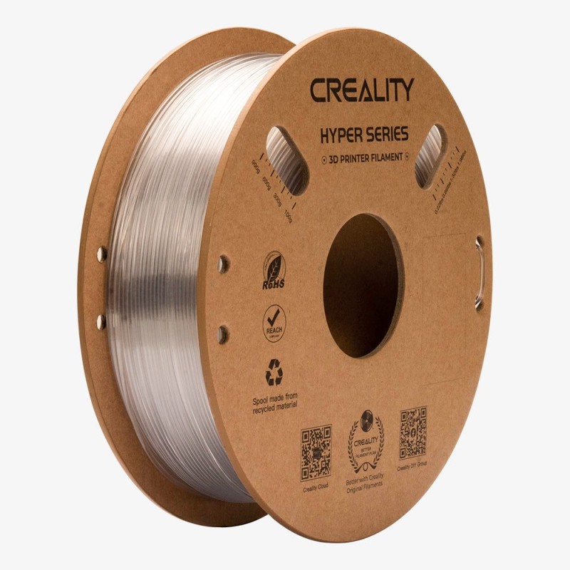 Buy Creality Hyper-PETG Transparent 3D Printer Filament - (Transparent, 1.75mm, ... in Cyprus, Nicosia, Limassol, Larnaka, Pafos