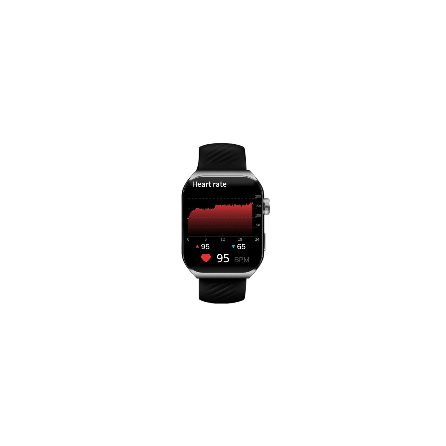 QCY Watch GS2 S5 - GS2 S5 - (Black, 1.96\" AMOLED, 410x502, 60Hz) — Buy in Cyprus with Fast Delivery
